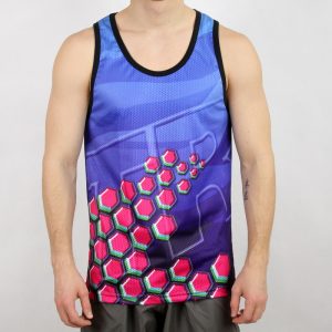 Canotta Uomo Hexa Blu