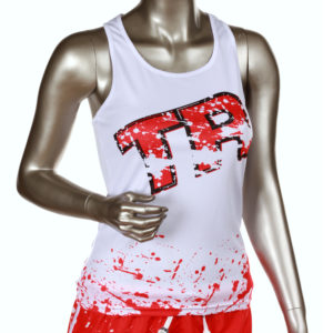Canotta Donna Sketch Rosso